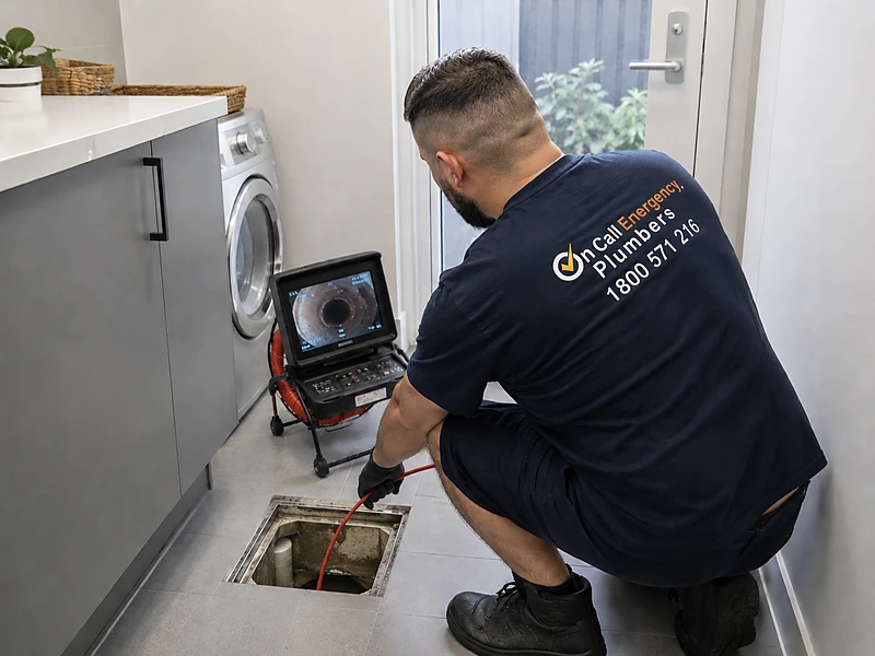 CCTV drain camera inspection in Moorabbin