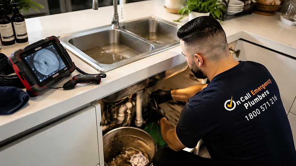 Blocked drain clearing service in Moorabbin