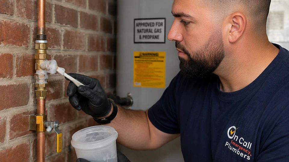 Gas leak inspection in Moorabbin